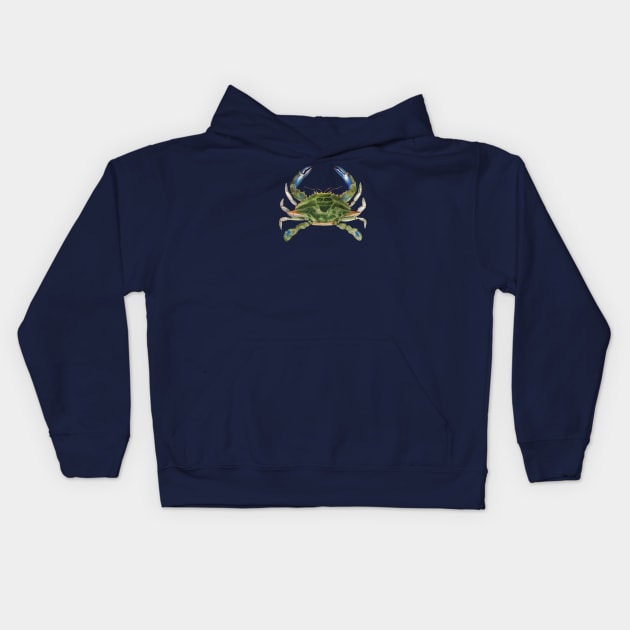 The Beautiful Swimmer Kids Hoodie by Level Eleven Art Dept.